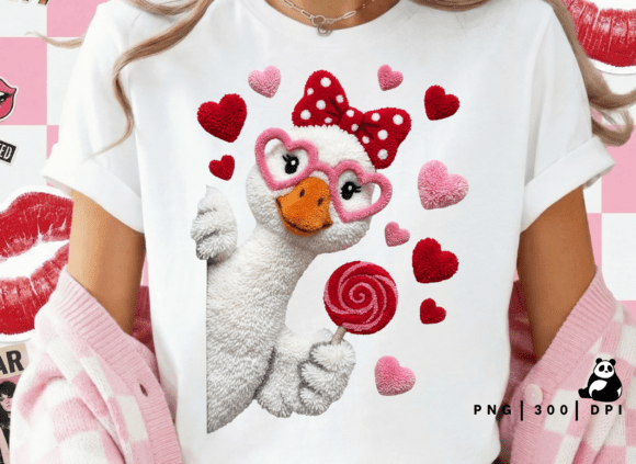 Download Valentines Goose Honk Latch Hook Png - Premium Resources